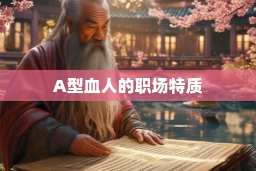 A型血人的职场特质