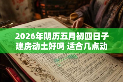 2026年阴历五月初四日子建房动土好吗 适合几点动土