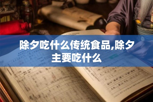 除夕吃什么传统食品,除夕主要吃什么
