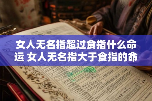 女人无名指超过食指什么命运 女人无名指大于食指的命运是什么