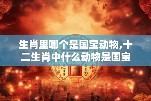 生肖里哪个是国宝动物,十二生肖中什么动物是国宝