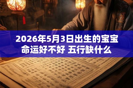 2026年5月3日出生的宝宝命运好不好 五行缺什么