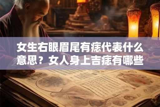 女生右眼眉尾有痣代表什么意思？女人身上吉痣有哪些？