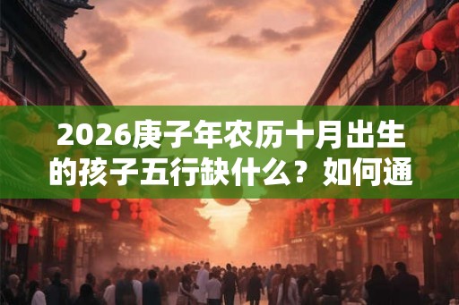 2026庚子年农历十月出生的孩子五行缺什么？如何通过取名补救