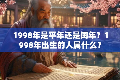 1998年是平年还是闰年?1998年出生的人属什么? 1998年是平年还是闰年?1998年出生的人属什么?