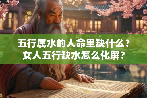 五行属水的人命里缺什么？女人五行缺水怎么化解？