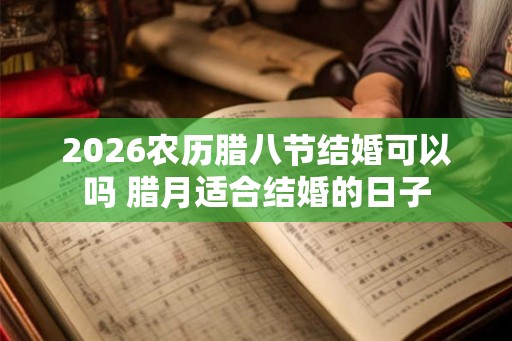 2026农历腊八节结婚可以吗 腊月适合结婚的日子