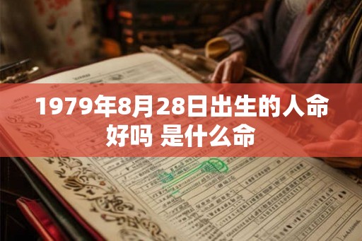 1979年8月28日出生的人命好吗 是什么命
