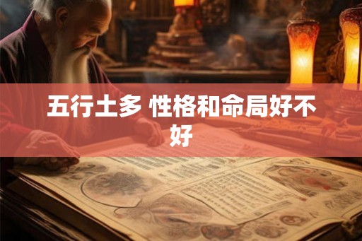 五行土多 性格和命局好不好
