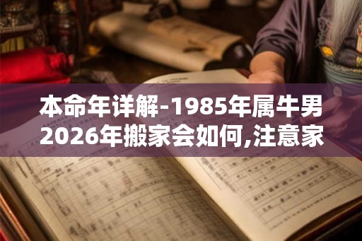 本命年详解-1985年属牛男2026年搬家会如何,注意家中太岁方位