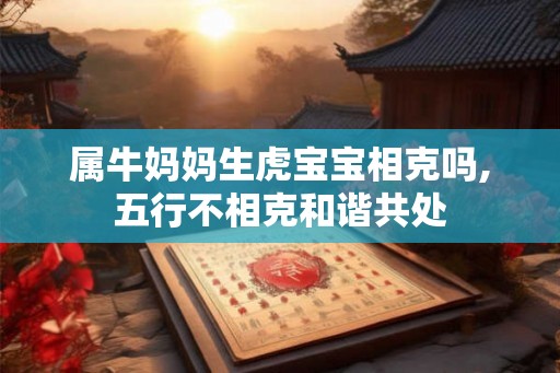 属牛妈妈生虎宝宝相克吗,五行不相克和谐共处