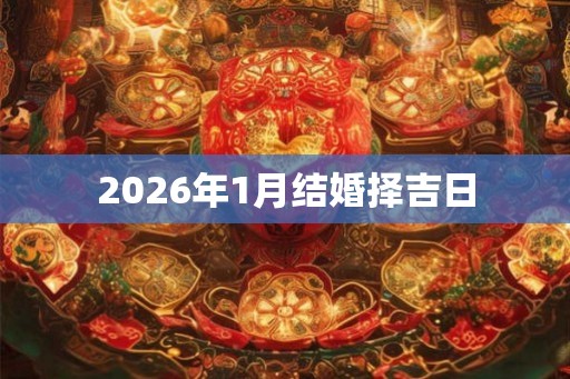 2026年1月结婚择吉日