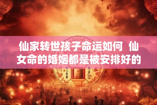 仙家转世孩子命运如何  仙女命的婚姻都是被安排好的
