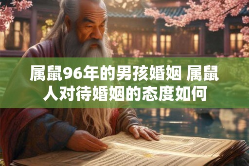 属鼠96年的男孩婚姻 属鼠人对待婚姻的态度如何