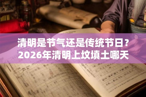 清明是节气还是传统节日？2026年清明上坟填土哪天好？