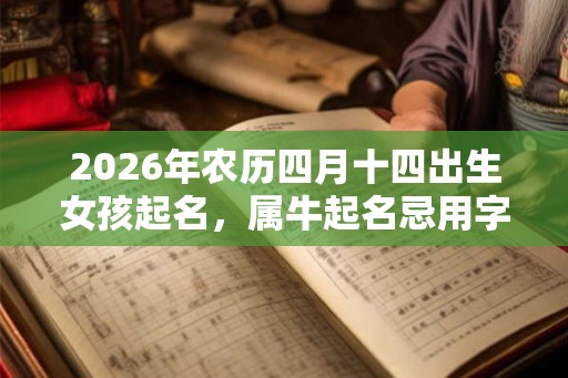 2026年农历四月十四出生女孩起名,属牛起名忌用字一览! 2026年农历四月十四出生女孩起名,属牛起名忌用字一览!