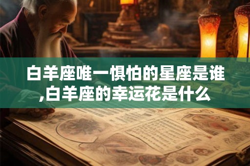 白羊座唯一惧怕的星座是谁,白羊座的幸运花是什么