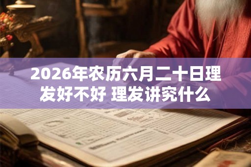 2026年农历六月二十日理发好不好 理发讲究什么 2026年农历六月二十日理发好不好 理发讲究什么