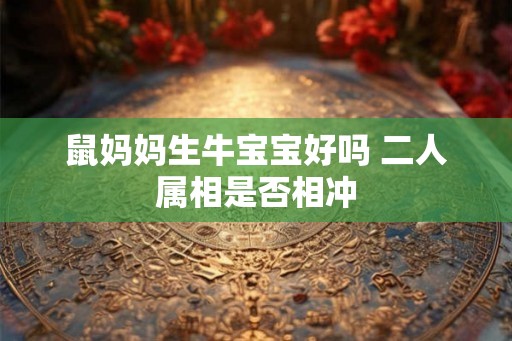 鼠妈妈生牛宝宝好吗 二人属相是否相冲