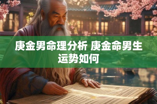 庚金男命理分析 庚金命男生运势如何 庚金男命理分析 庚金命男生运势如何