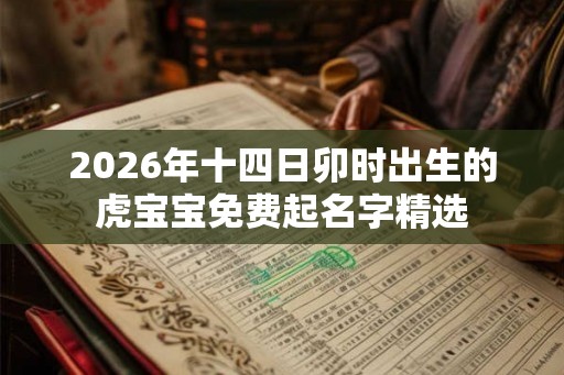 2026年十四日卯时出生的虎宝宝免费起名字精选 2026年十四日卯时出生的虎宝宝免费起名字精选