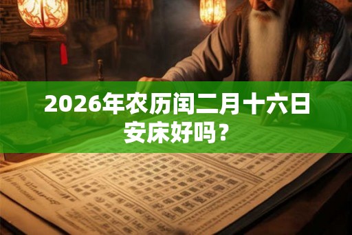 2026年农历闰二月十六日安床好吗? 2026年农历闰二月十六日安床好吗?