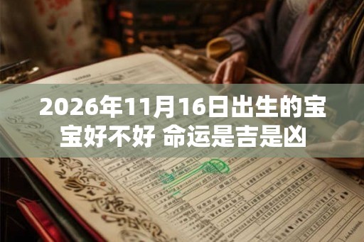 2026年11月16日出生的宝宝好不好 命运是吉是凶