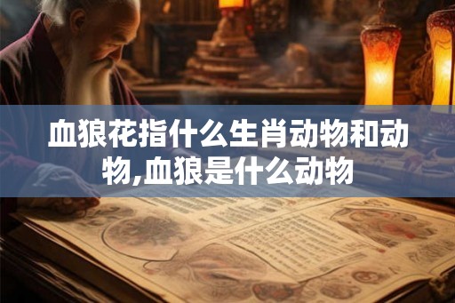血狼花指什么生肖动物和动物,血狼是什么动物