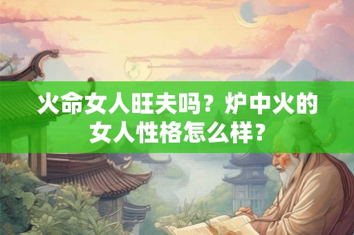 火命女人旺夫吗？炉中火的女人性格怎么样？