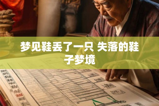 梦见鞋丢了一只 失落的鞋子梦境