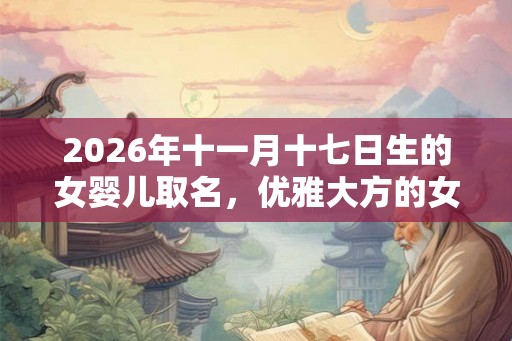 2026年十一月十七日生的女婴儿取名，优雅大方的女孩名字精选