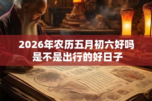 2026年农历五月初六好吗 是不是出行的好日子