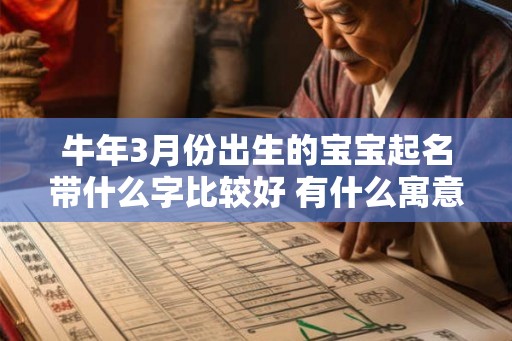 牛年3月份出生的宝宝起名带什么字比较好 有什么寓意 牛年3月份出生的宝宝起名带什么字比较好 有什么寓意