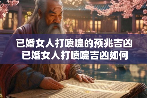 已婚女人打喷嚏的预兆吉凶 已婚女人打喷嚏吉凶如何 已婚女人打喷嚏的预兆吉凶 已婚女人打喷嚏吉凶如何