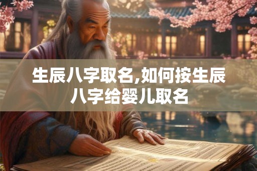 生辰八字取名,如何按生辰八字给婴儿取名