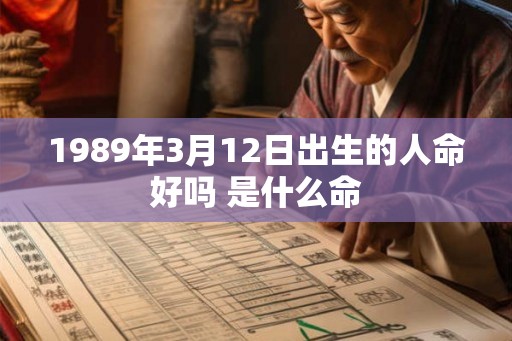 1989年3月12日出生的人命好吗 是什么命