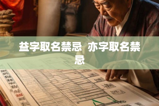 益字取名禁忌 亦字取名禁忌 益字取名禁忌 亦字取名禁忌