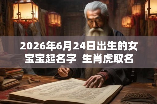 2026年6月24日出生的女宝宝起名字  生肖虎取名