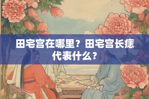 田宅宫在哪里？田宅宫长痣代表什么？