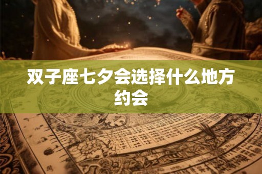 双子座七夕会选择什么地方约会