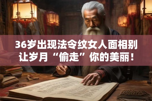 36岁出现法令纹女人面相别让岁月“偷走”你的美丽！