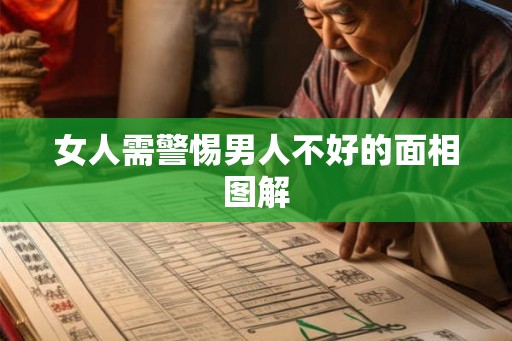 女人需警惕男人不好的面相图解