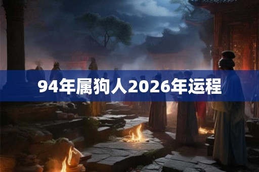 94年属狗人2026年运程 94年属狗人2026年运程