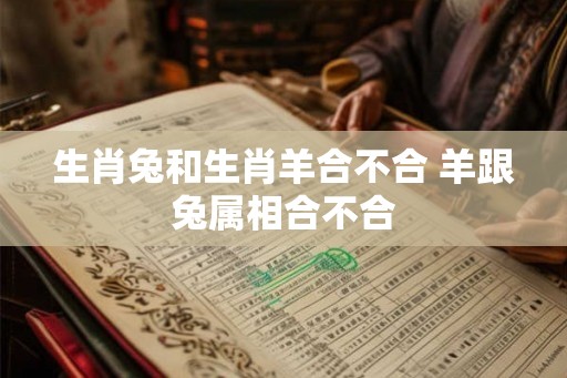 生肖兔和生肖羊合不合 羊跟兔属相合不合 生肖兔和生肖羊合不合 羊跟兔属相合不合