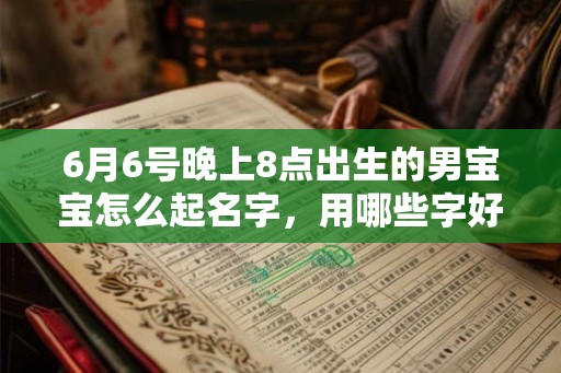 6月6号晚上8点出生的男宝宝怎么起名字,用哪些字好 6月6号晚上8点出生的男宝宝怎么起名字,用哪些字好