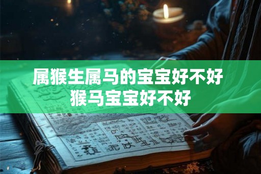 属猴生属马的宝宝好不好 猴马宝宝好不好