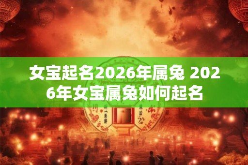 女宝起名2026年属兔 2026年女宝属兔如何起名 女宝起名2026年属兔 2026年女宝属兔如何起名