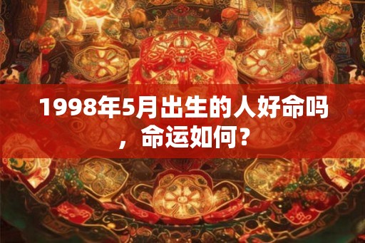 1998年5月出生的人好命吗，命运如何？