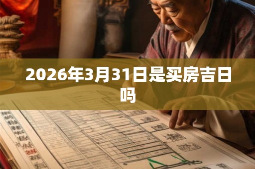 2026年3月31日是买房吉日吗