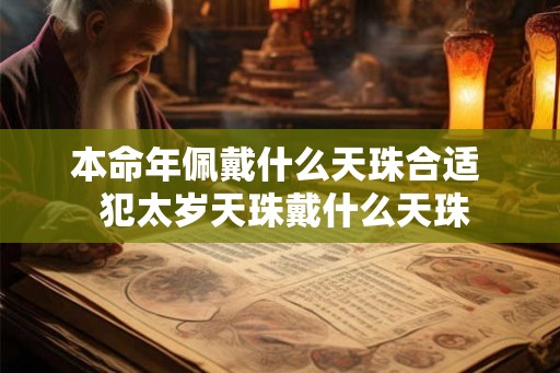本命年佩戴什么天珠合适  犯太岁天珠戴什么天珠
